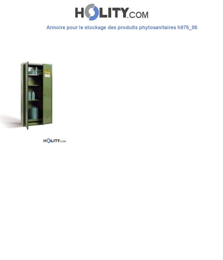 Armoire pour le stockage des produits phytosanitaires h976_06