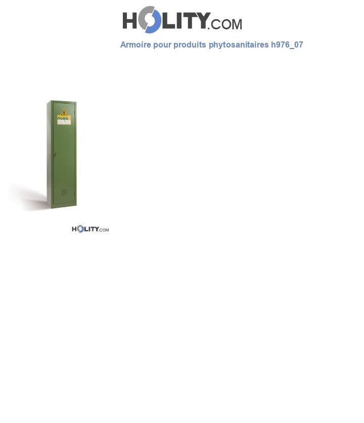 Armoire pour produits phytosanitaires h976_07