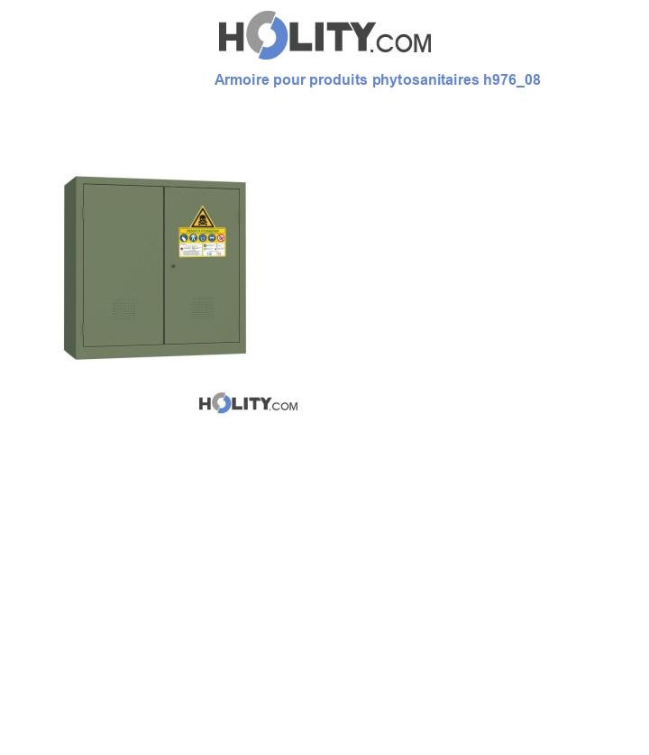 Armoire pour produits phytosanitaires h976_08