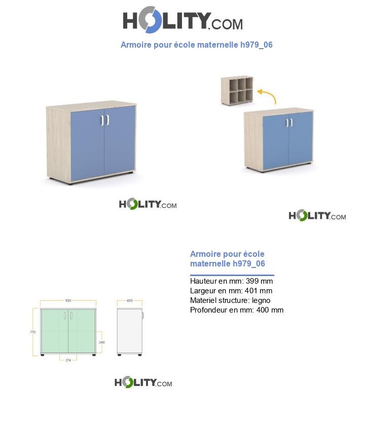 Armoire pour école maternelle h979_06