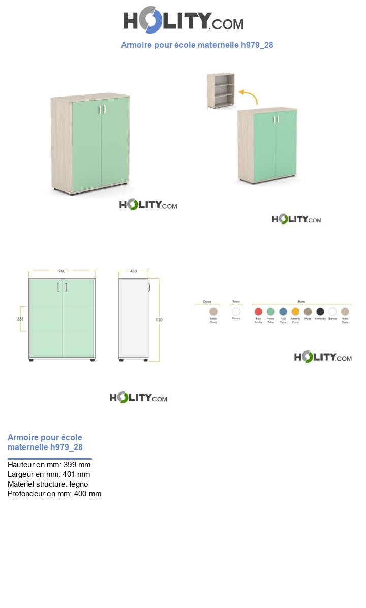 Armoire pour école maternelle h979_28