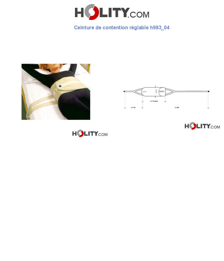Ceinture de contention réglable h983_04