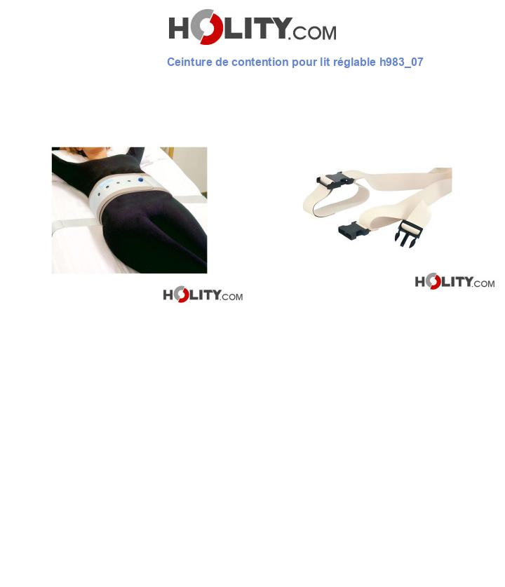 Ceinture de contention pour lit réglable h983_07
