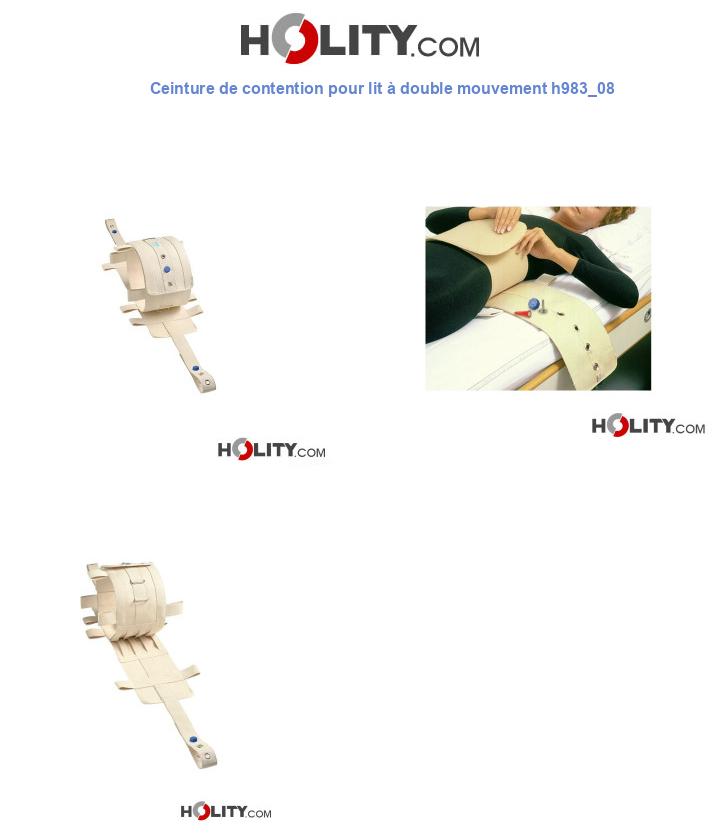 Ceinture de contention pour lit à double mouvement h983_08