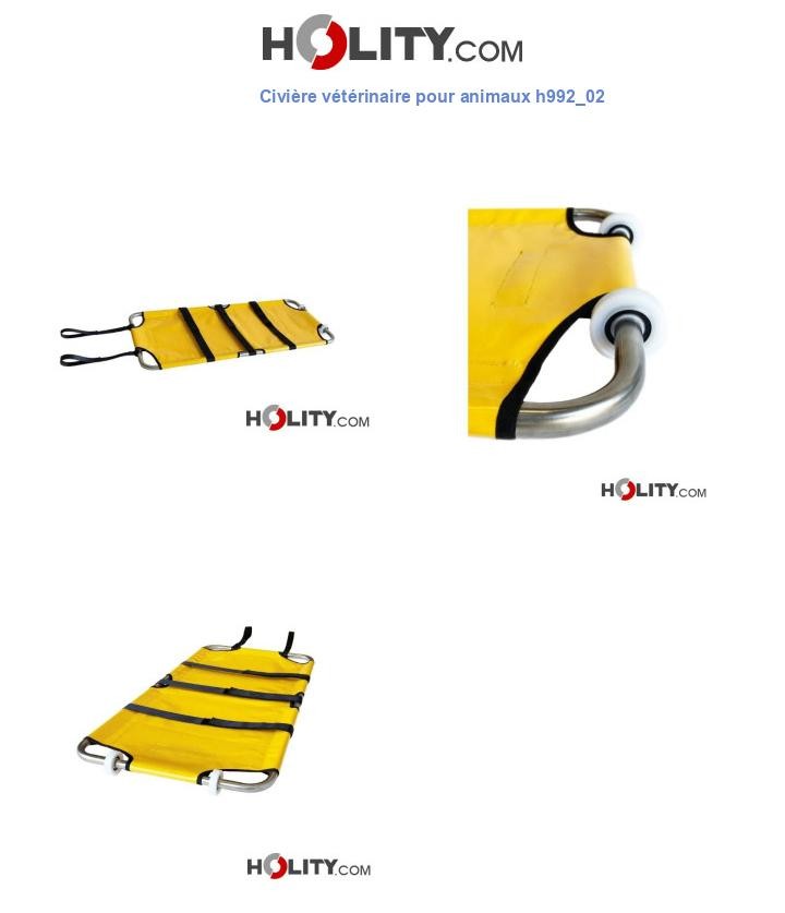 Civière vétérinaire pour animaux h992_02