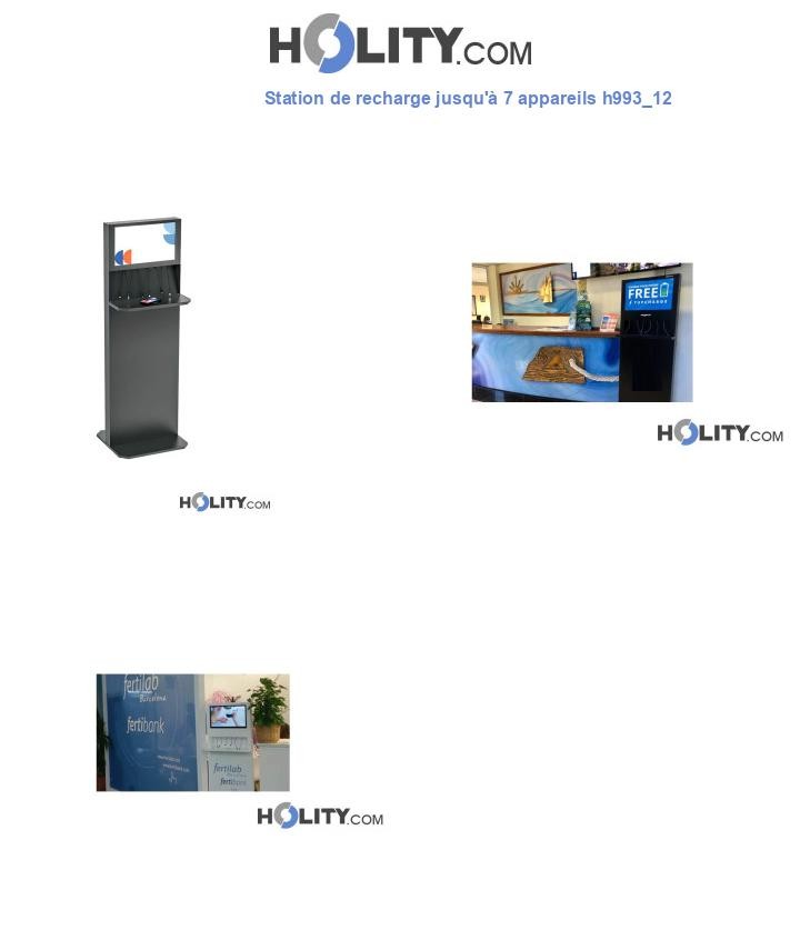 Station de recharge jusqu'à 7 appareils h993_12
