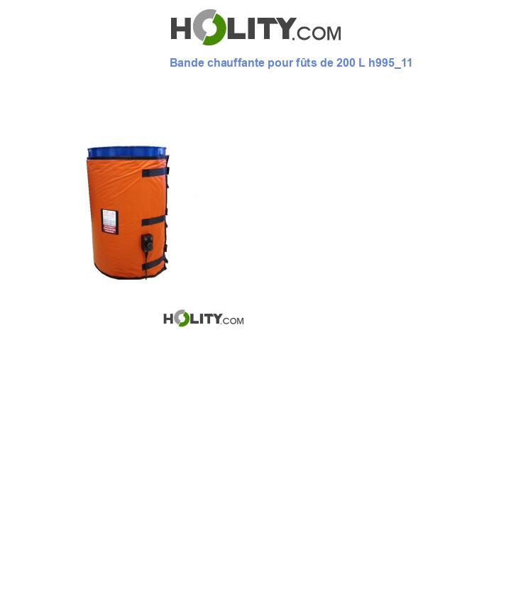 Bande chauffante pour fûts de 200 L h995_11