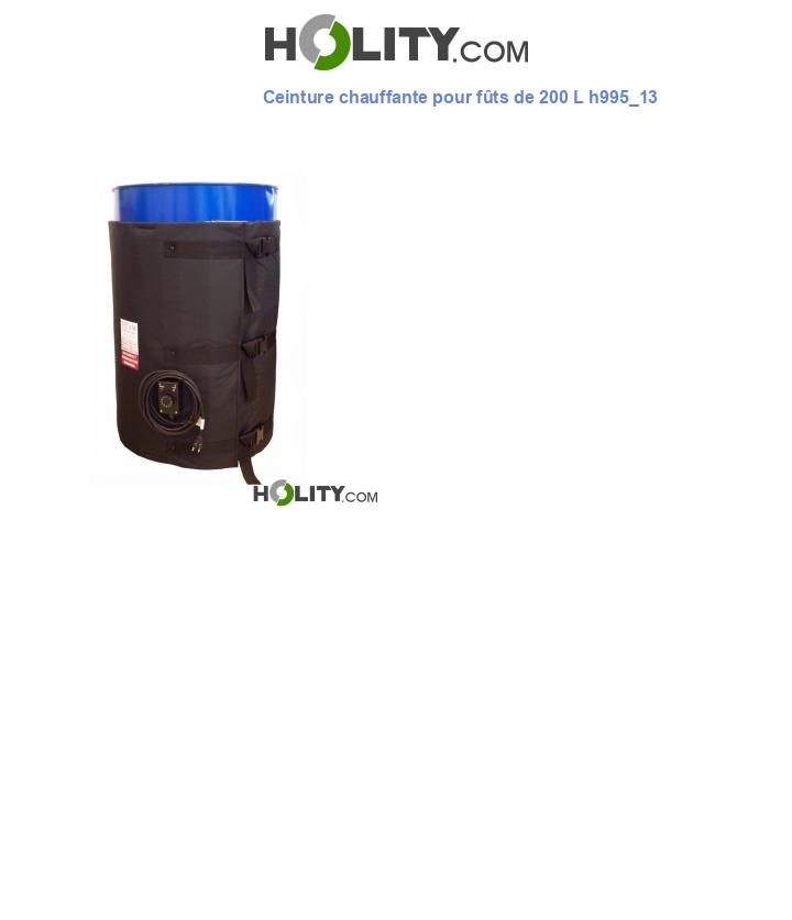 Ceinture chauffante pour fûts de 200 L h995_13