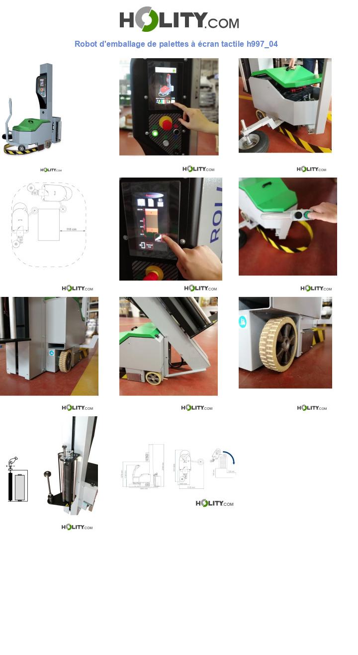 Robot d'emballage de palettes à écran tactile h997_04