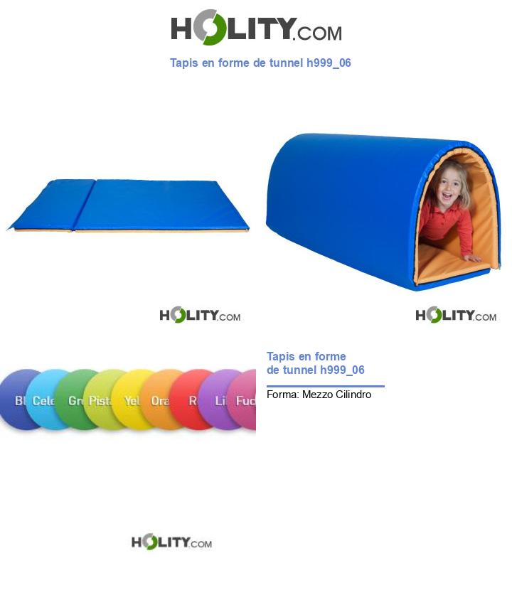 Tapis en forme de tunnel h999_06