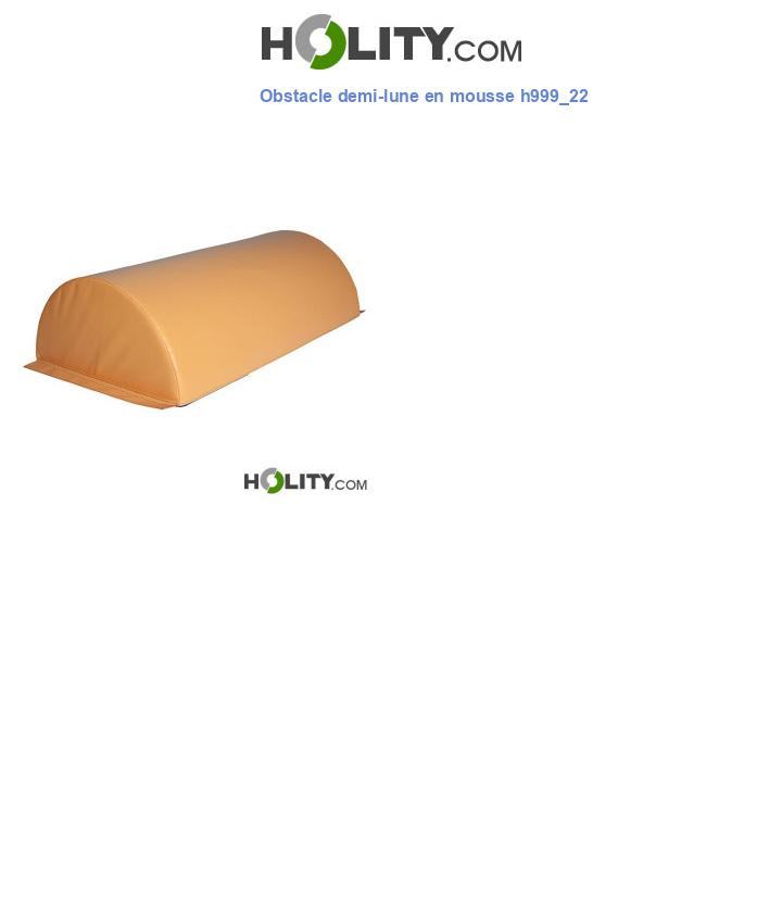 Obstacle demi-lune en mousse h999_22
